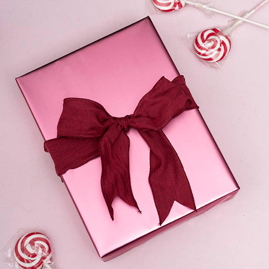 Wrapping Paper Platinum Foil Matte Pink (70cmx20m)