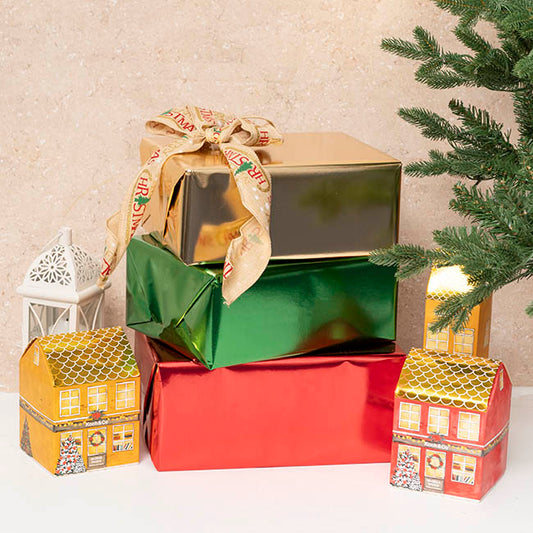 Wrapping Paper Metallic Shimmer Effect Green (70cmx30m)