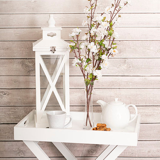 Glass Cylinder Waisted Bud Vase Clear (5Dx24cmH)