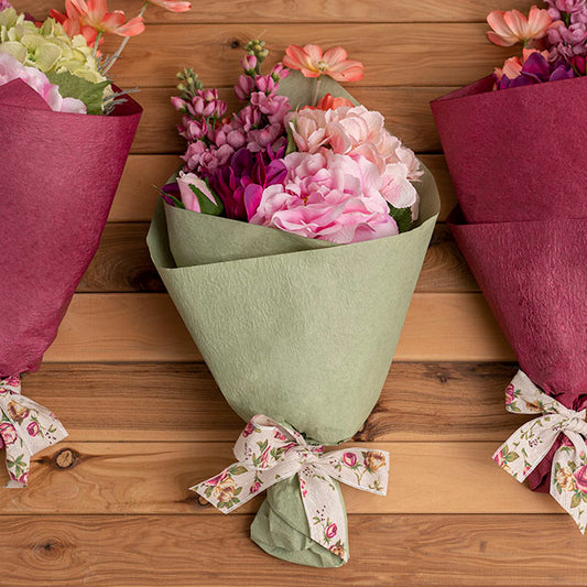 Embossed Paper Sage Green (50x70cm) Pack 50