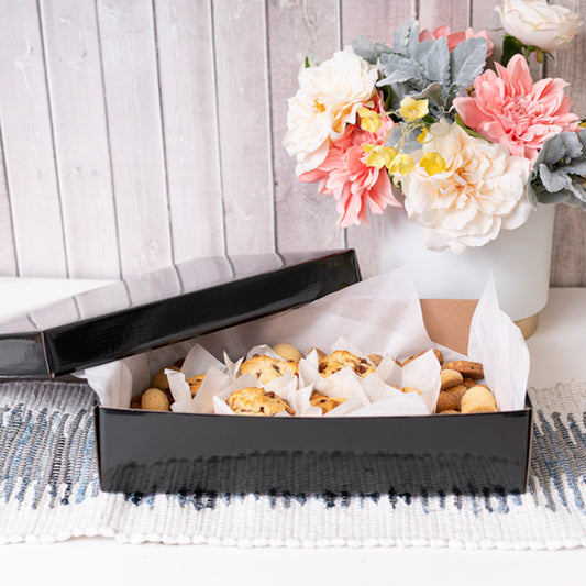 Gourmet Box Rectangle Large Black (40x30x9cmH)