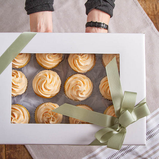 Gourmet Grazing Gift Box Window Small White (33x23x9cmH)