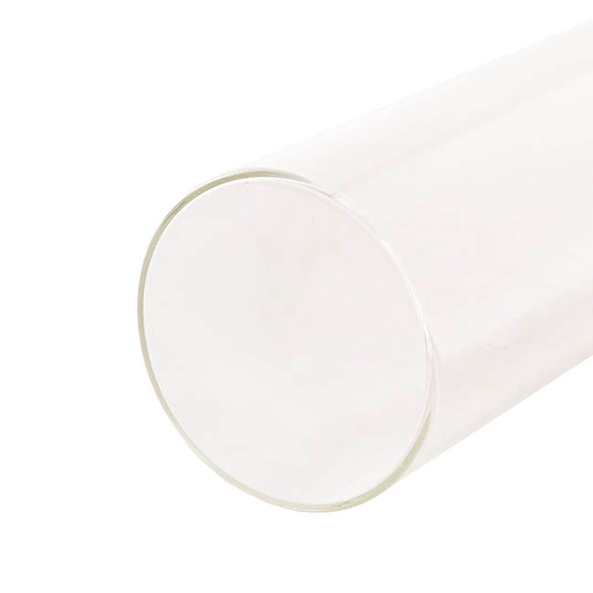 Glass Cylinder Floral Event Candle Holder Clear (7.5Dx20cmH)