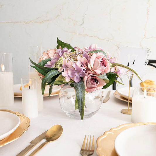 Glass Fish Bowl 15cm Clear Promo (15Dx12cmH)