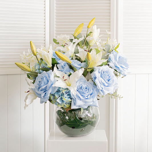 Glass Fish Bowl 25cm Clear Promo (25Dx19.5cmH)