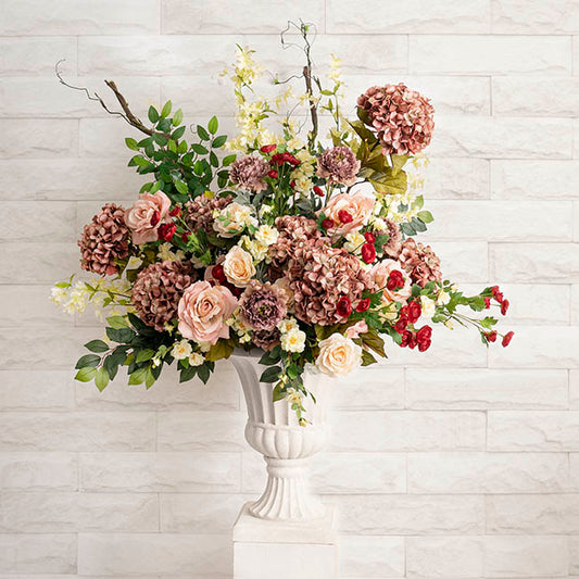 Fibreglass Flute Urn Smooth Ivory (41Dx48cmH)