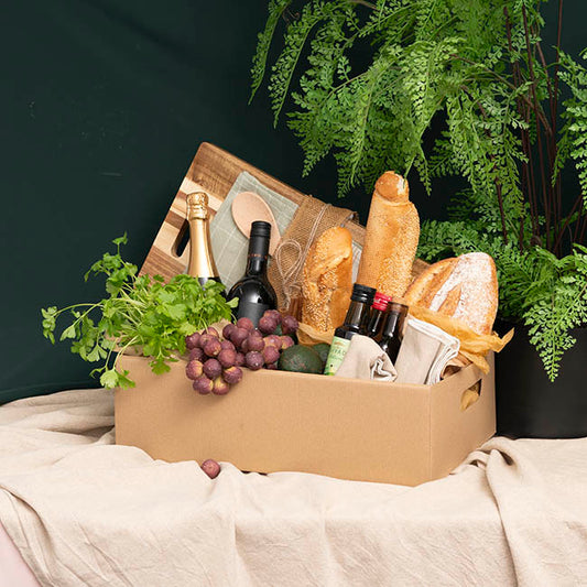 Hamper Catering Tray Flat Pack Large Brown (45x30x14Hcm)