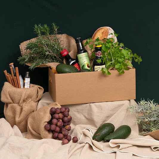 Hamper Catering Tray Flat Pack Medium Brown (36x25x14Hcm)