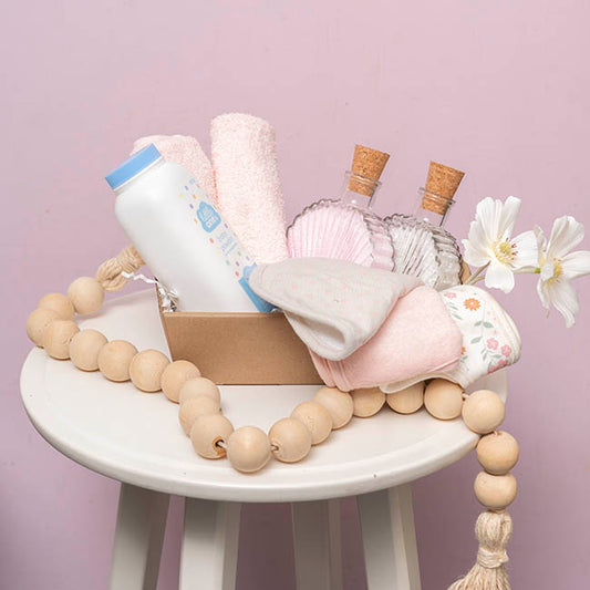 Hamper Tray Flat Pack Mini Kraft Brown Pack 2 (20x12.5x6cmH)