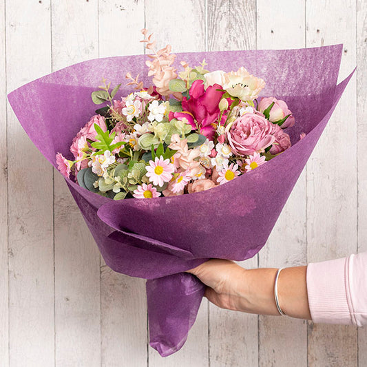 Nonwoven Wrap Sheets NOVA Lavender (50x70cm) Pack 50