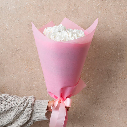 Nonwoven Premium Embossed Wrap Sheets Pink Pk 50 (50x70cm)