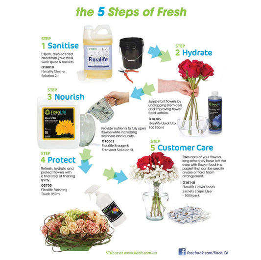 Floralife 2 Quick Dip 500ml (Step 2 - Hydrate)