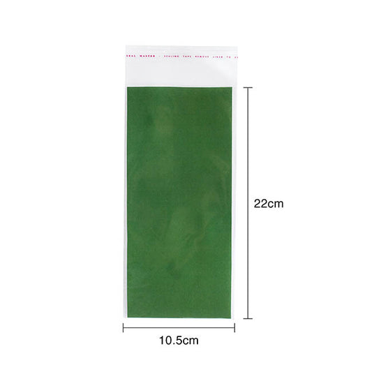 Cello Bag Self Seal 48mic Pack 100 Clear (10.5x22cmH) DL