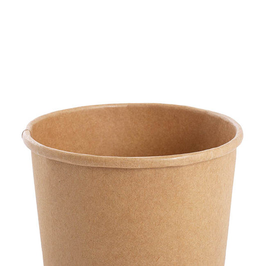 Paper Container Round 850ml Single Kraft (11.5Dx12cmH)
