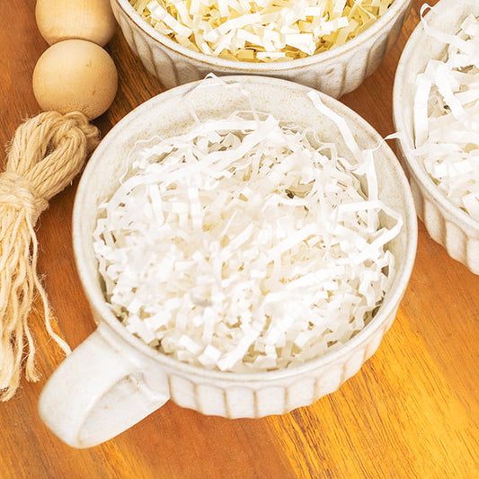 Premium Shredded Paper Filler Crinkle Cut White 150gram Bag