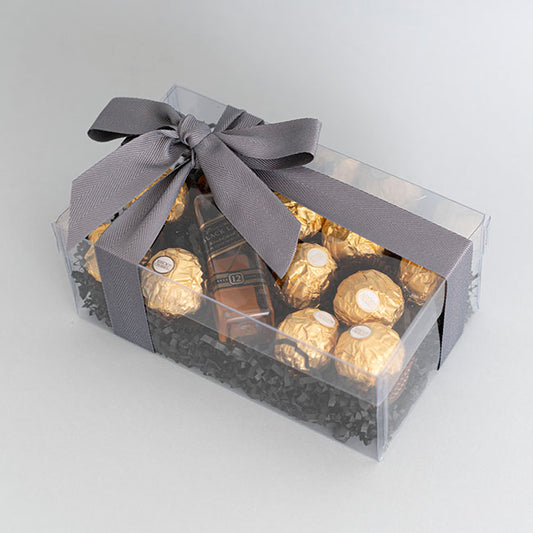 Cello Acetate PVC Corsage Box (10x18x8cmH) Rctang Pk 2 Clear