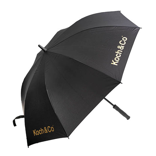 Koch & Co Large Shade Umbrella Midnight Black (137cmD)
