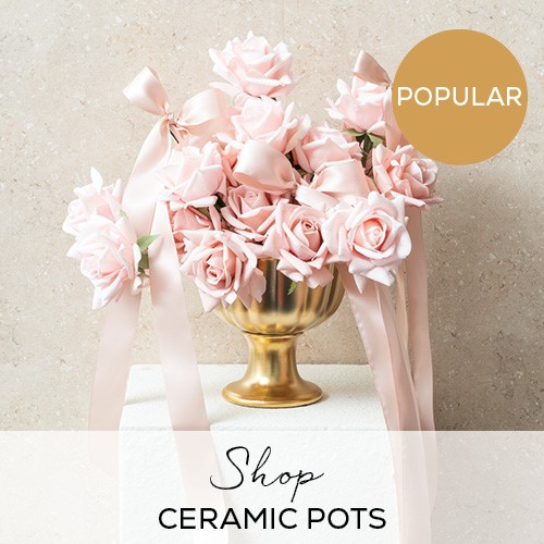 ceramic pots event style