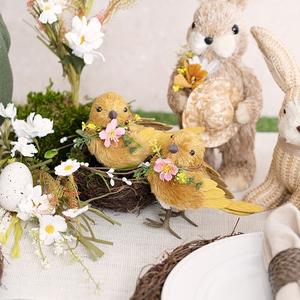 Add a vibrant touch to your Easter decor with our pack of 2 standing yellow birds. These delightful friends are the perfect addition to your seasonal displays, bringing a burst of colour and joy to any setting. Whether perched on Easter wreaths, nestled in floral arrangements, or adorning Easter baskets or hats, these adorable birds are sure to spread joy and cheer throughout your home.

Standing at 12cm tall each, these birds are available in packs of two.

SKU: 6931214YE
.
.
#kochandco #kochinspo #easterdecor #easterdecorations #easterinspo ##