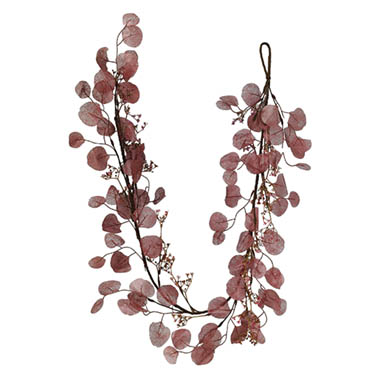 Gift AF - Greenery - Artificial Garlands - Lunari Leaf Garland Dusty Pink (150cmL)