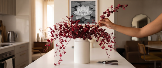 How to Style Faux Flowers So They Look Real