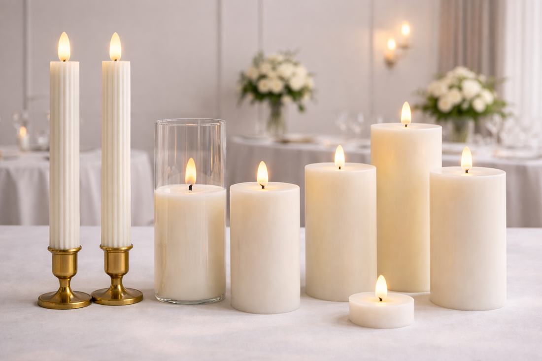 The Complete Guide to LED Candles for Events, Venues & Hospitality