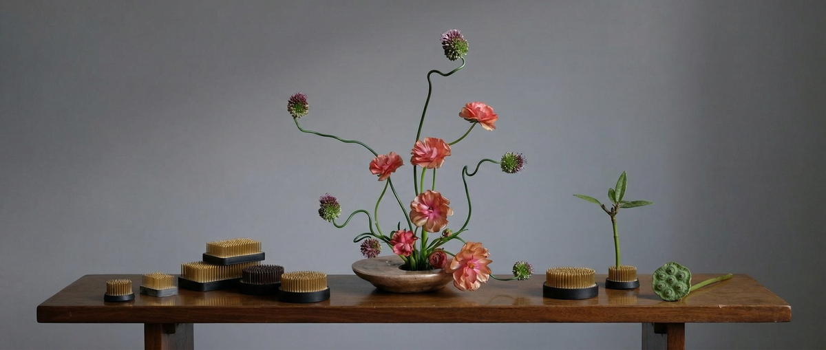 Inco Flower The Heart of Ikebana: Why the Kenzan Pin Frog is Essential – Koch & Co ...