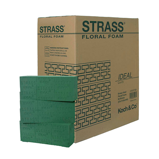 Strass IDEAL Wet Floral Foam 60 Bricks