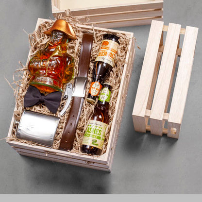 Wooden Crate Storage Box Set 3 Natural (41x30x18cmH)