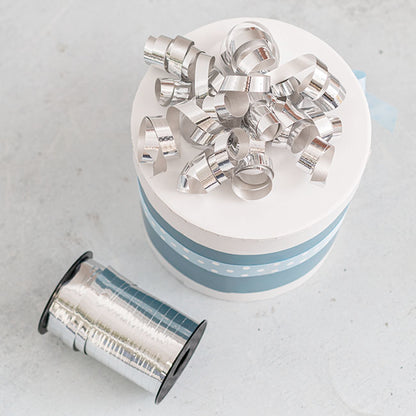Ribbon Curling 10mm Metallic Silver (10mmx100m)