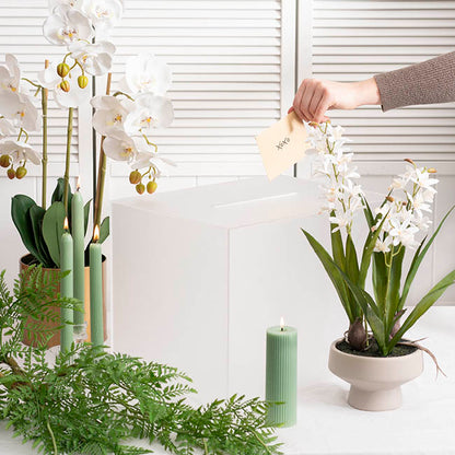 Wishing Well Rectangle Box Frosted Clear (40x30x30cmH)