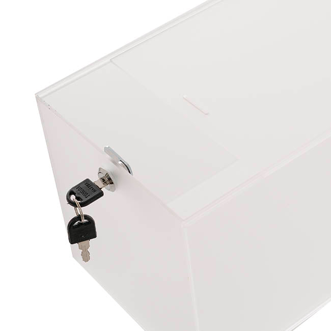 Wishing Well Rectangle Box Frosted Clear (40x30x30cmH)