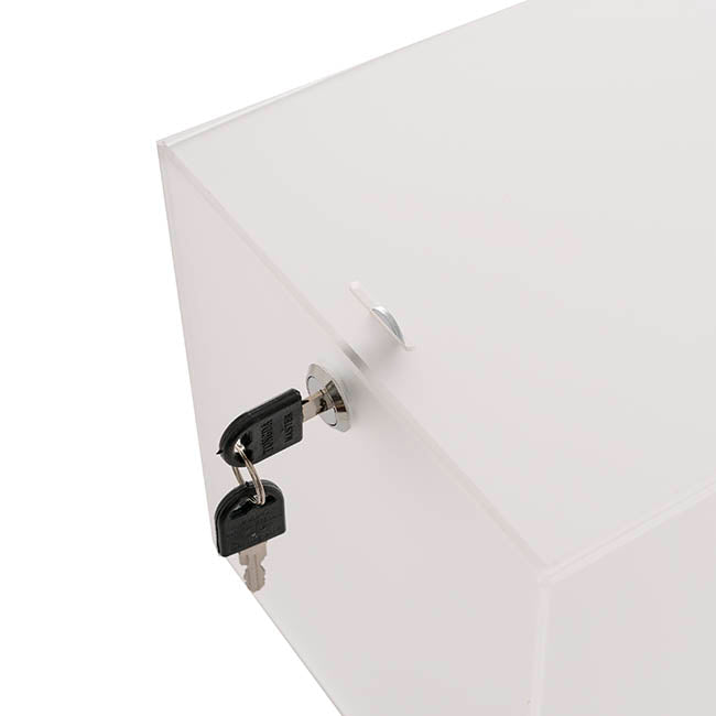 Wishing Well Rectangle Box Frosted Clear (40x30x30cmH)