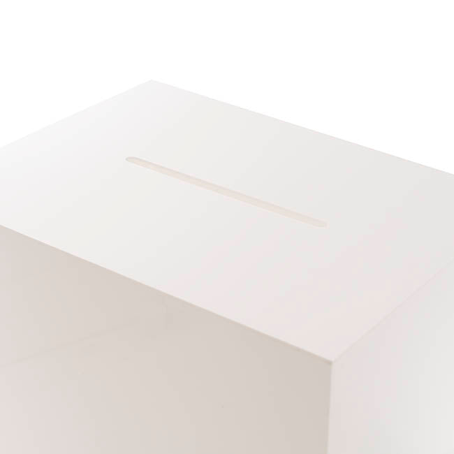 Wishing Well Acrylic Rectangle Box White (40x30x30cmH)