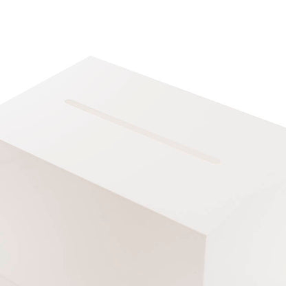 Wishing Well Acrylic Rectangle Box White (30x20x20cmH)