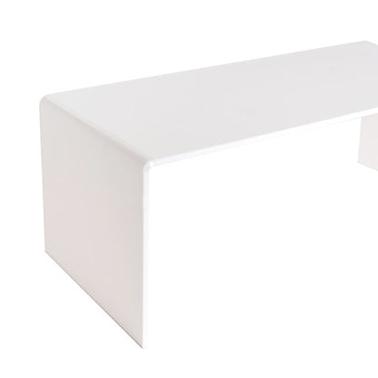 Acrylic Riser Rectangle Set 3 5mm White (20cmWx45cmLx18cmH)