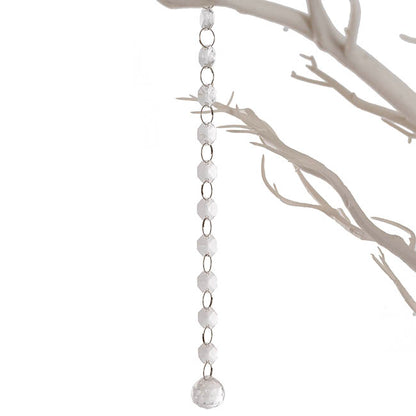 Acrylic Crystal Hanging Garland Pack 6 Clear (45cmL)