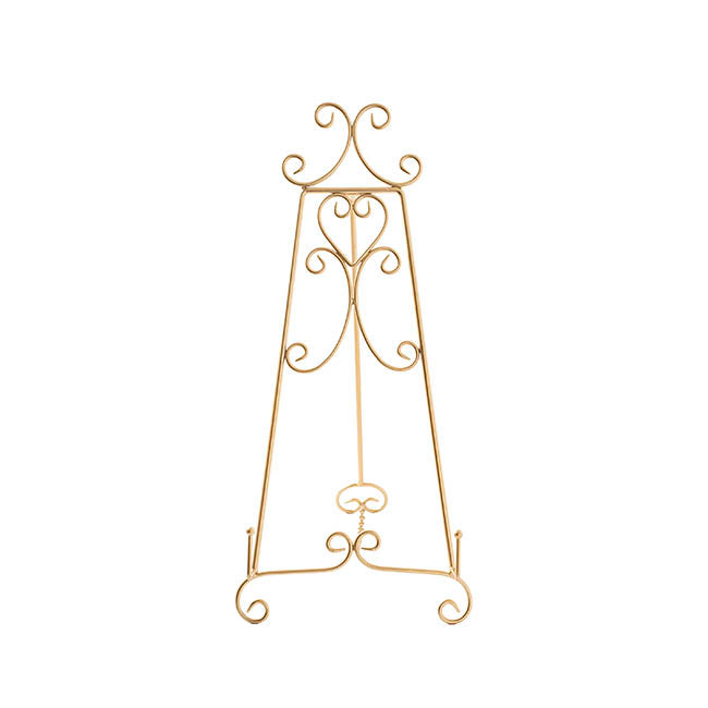 Elegant Easel Table Size Matte Gold (23x28x46cmH)