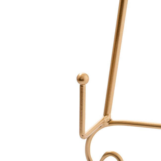 Elegant Easel Table Size Matte Gold (23x28x46cmH)