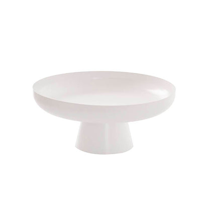 Metal Display Tray Stand White (24.5cmDx10.5cmH)