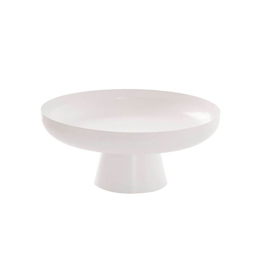 Metal Display Tray Stand White (24.5cmDx10.5cmH)