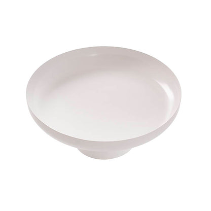 Metal Display Tray Stand White (24.5cmDx10.5cmH)