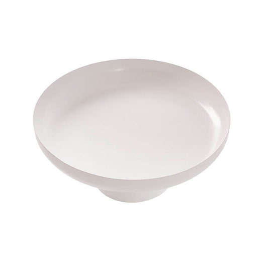 Metal Display Tray Stand White (24.5cmDx10.5cmH)