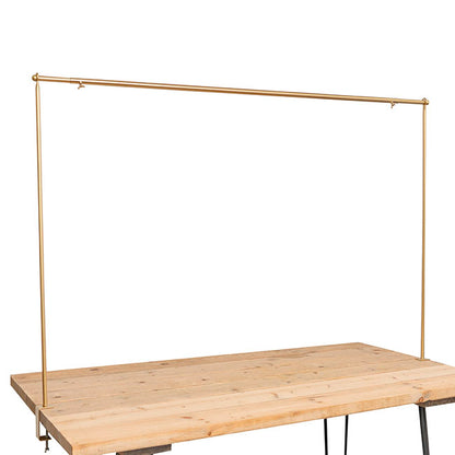 Metal Table Flower Arch Extendable Gold (125x110cmH)