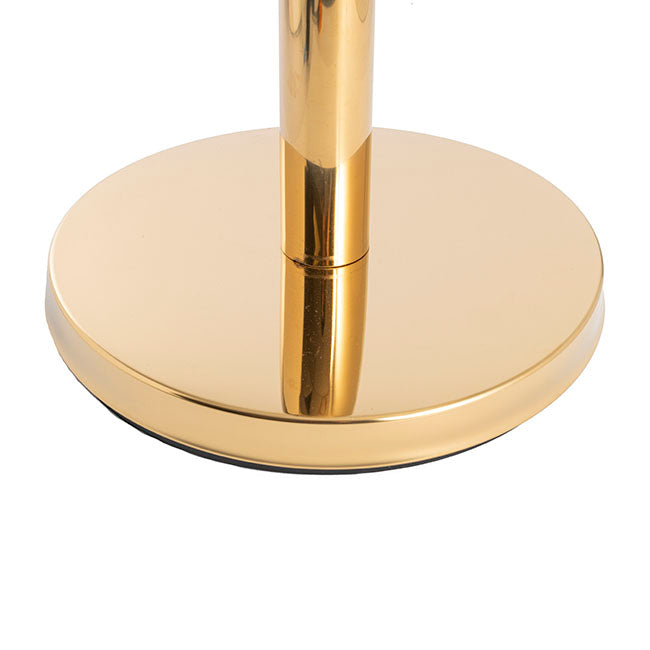 Bollard Post Pole Set 2 Gold (32cmDx95cmH)