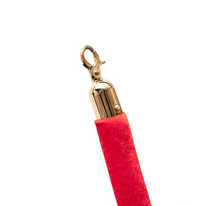 Bollard Post Rope Barrier Red & Gold (3cmDx150cmL)