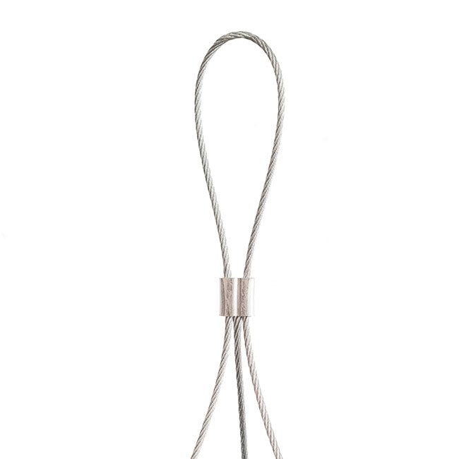 Hanging Floral Chandelier Large Single White (90cmDx100cmH)