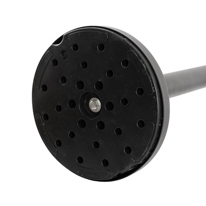 Retractable Barrier Post Bollard Set 2 Black (32cmDx92cmH)