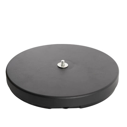 Retractable Barrier Post Bollard Set 2 Black (32cmDx92cmH)