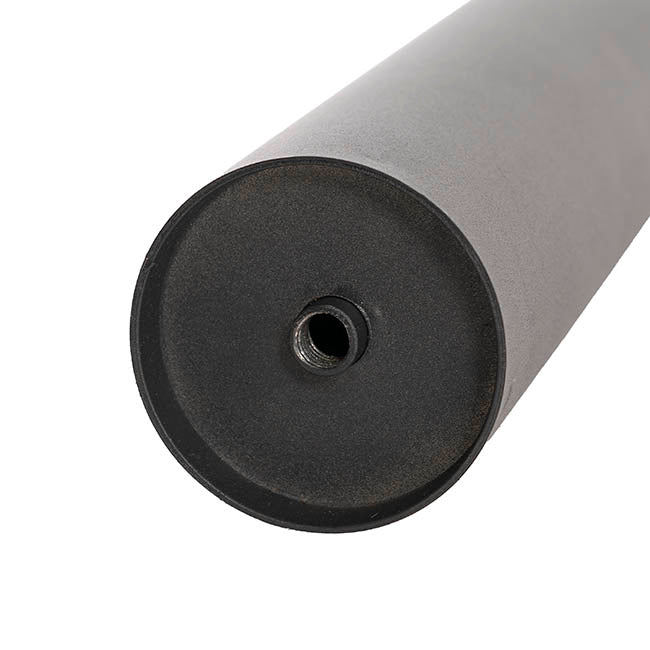 Retractable Barrier Post Bollard Set 2 Black (32cmDx92cmH)